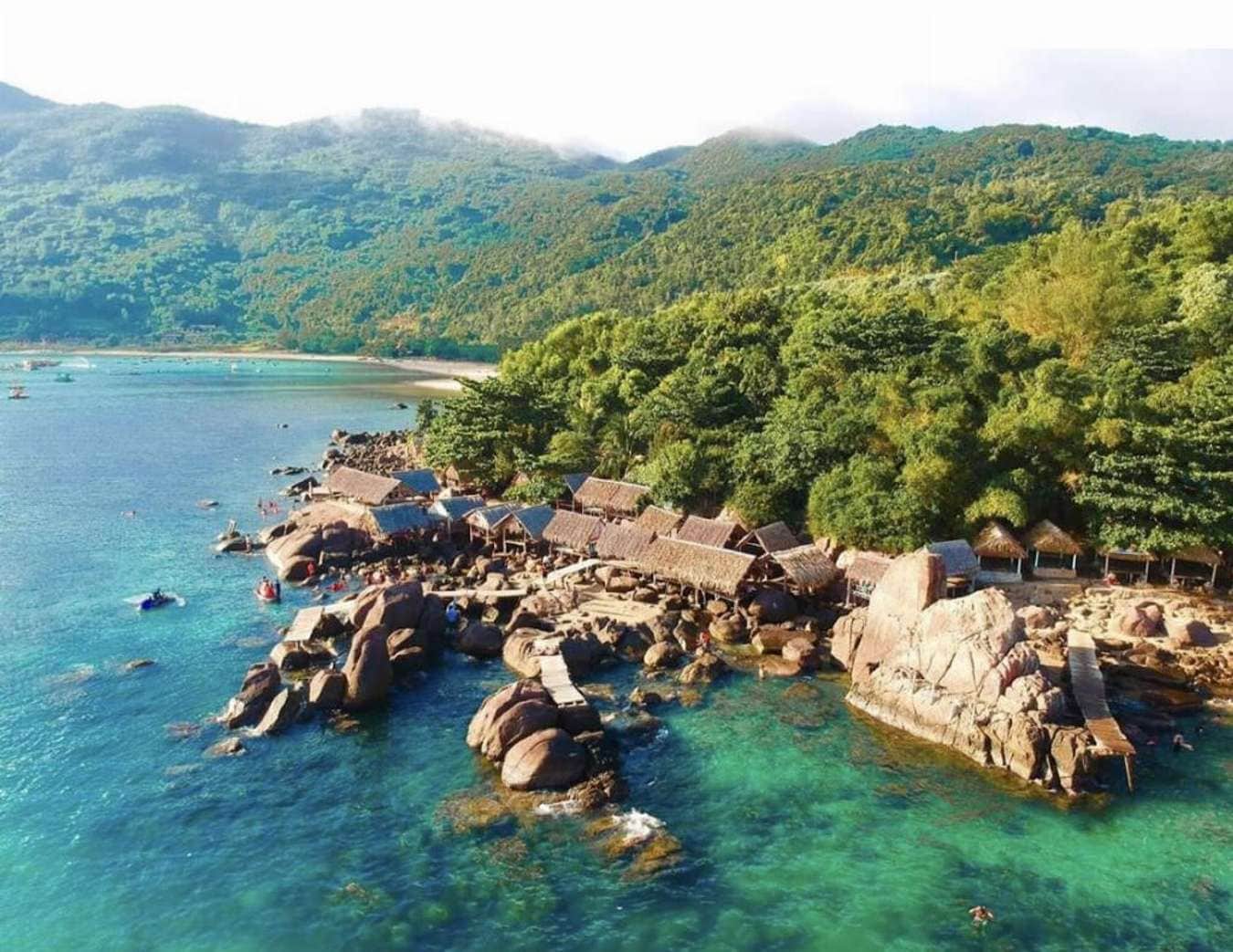 The striking view of Black Rock beach